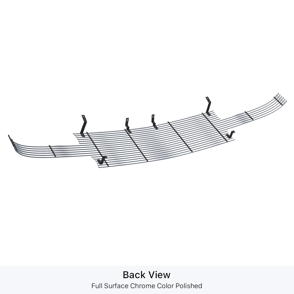 Full Face Stainless Steel Chrome Billet Grille Grill Insert S557117