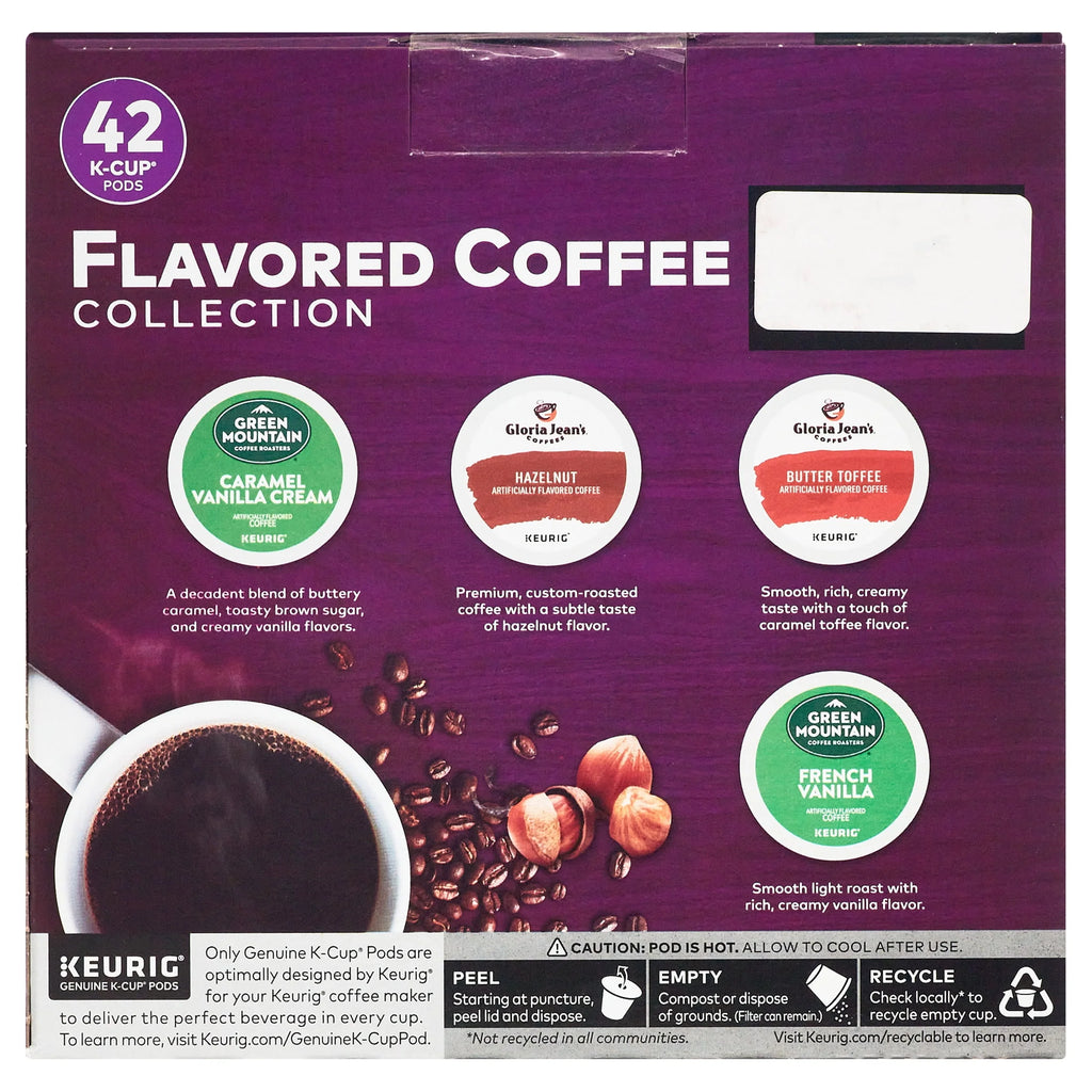 Flavored Variety Coffee K-Cup Pods, 42 Count E145