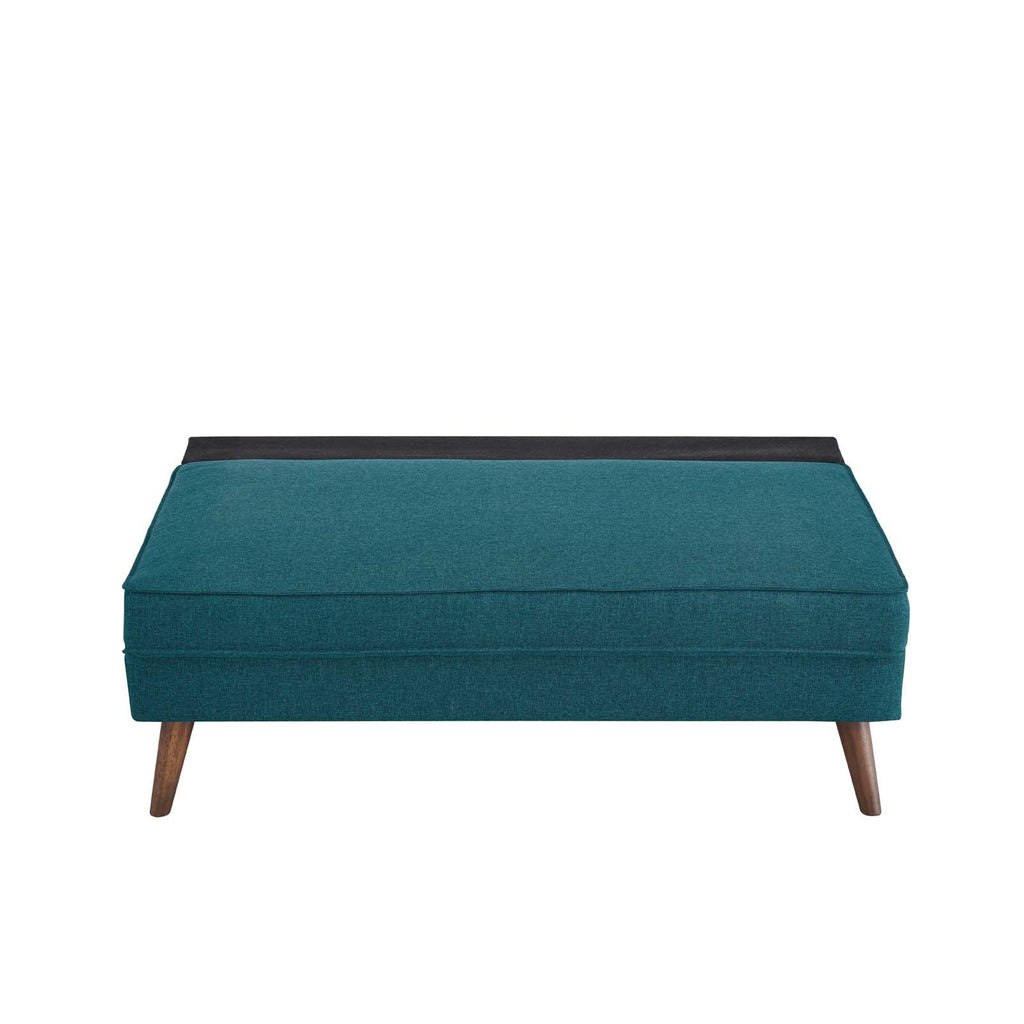 Teal Upholstered Fabric Loveseat B202791