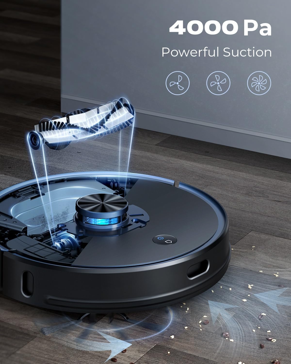 3 in 1 Robot Vacuum and Mop Combo with Self Emptying Station A40913