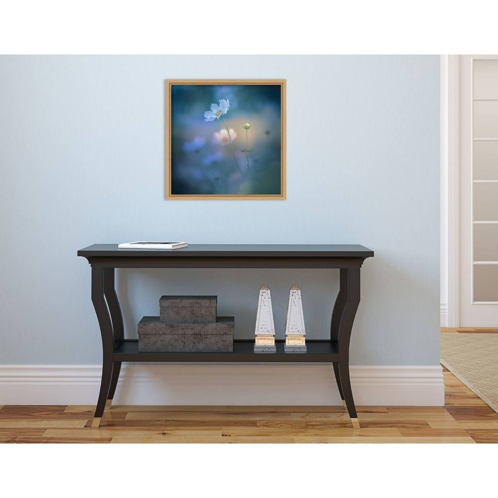 Canvas Art Framed White Shadow Black X102