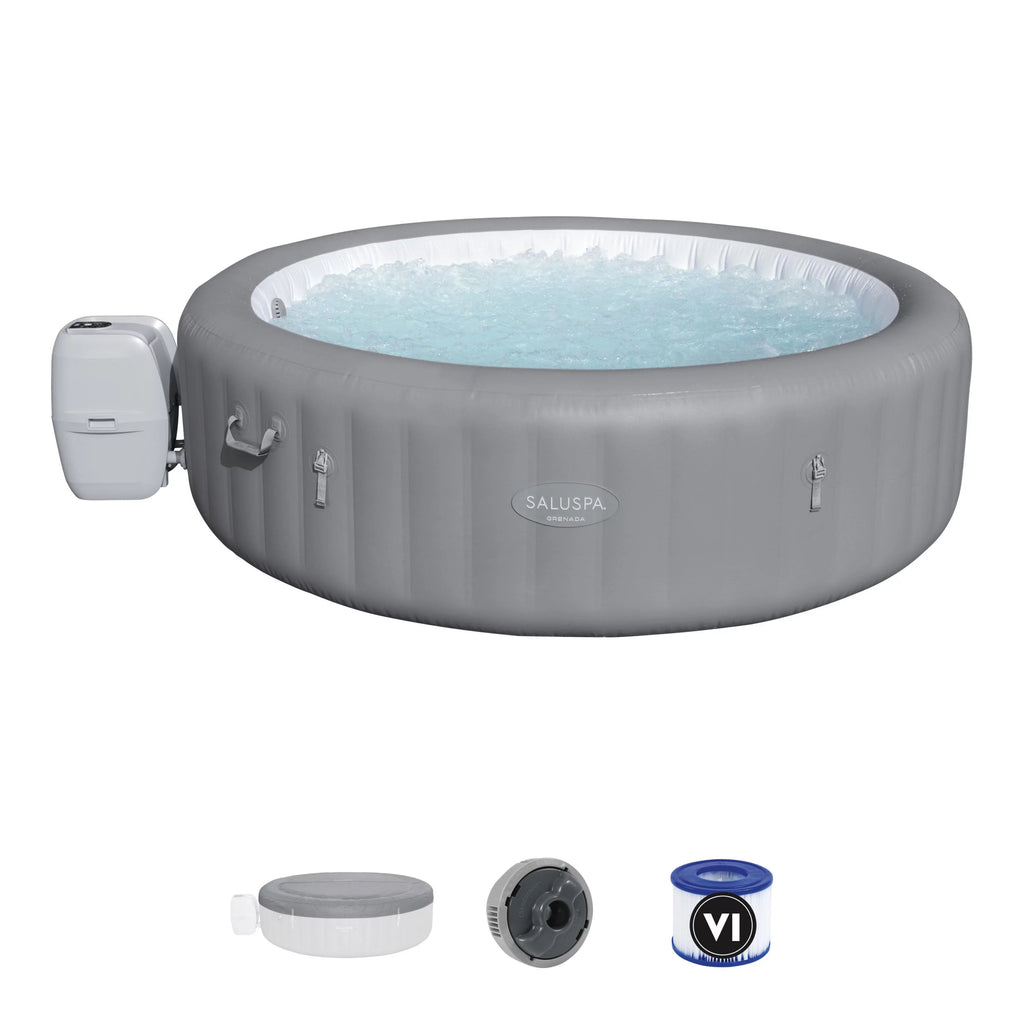 6-8 Person Inflatable Hot Tub Spa X81444