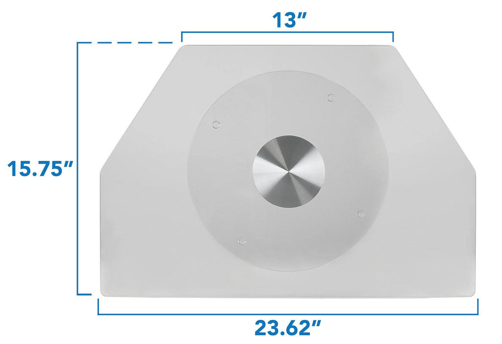Clear TV Turntable Stand Q84759