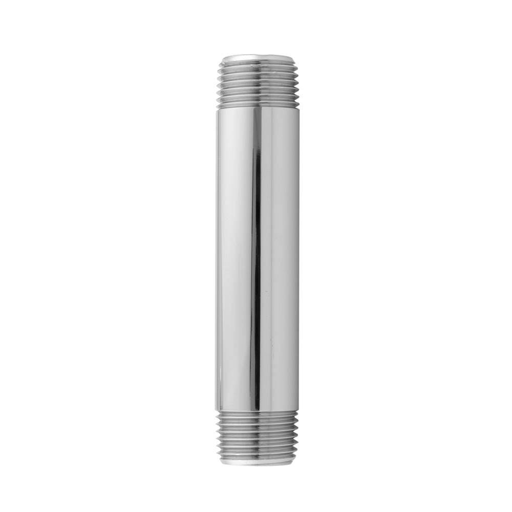 Brass Vertical Drop Ceiling Nipple Satin Chrome S7229