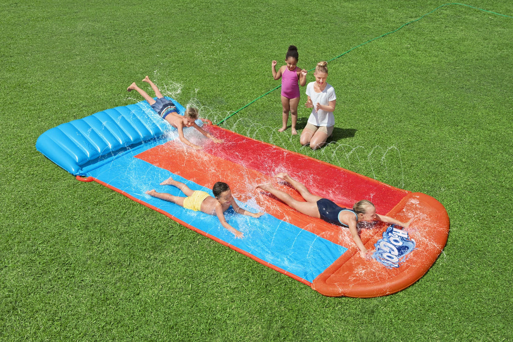 16' Triple Water Slide with Splash Ramp J777