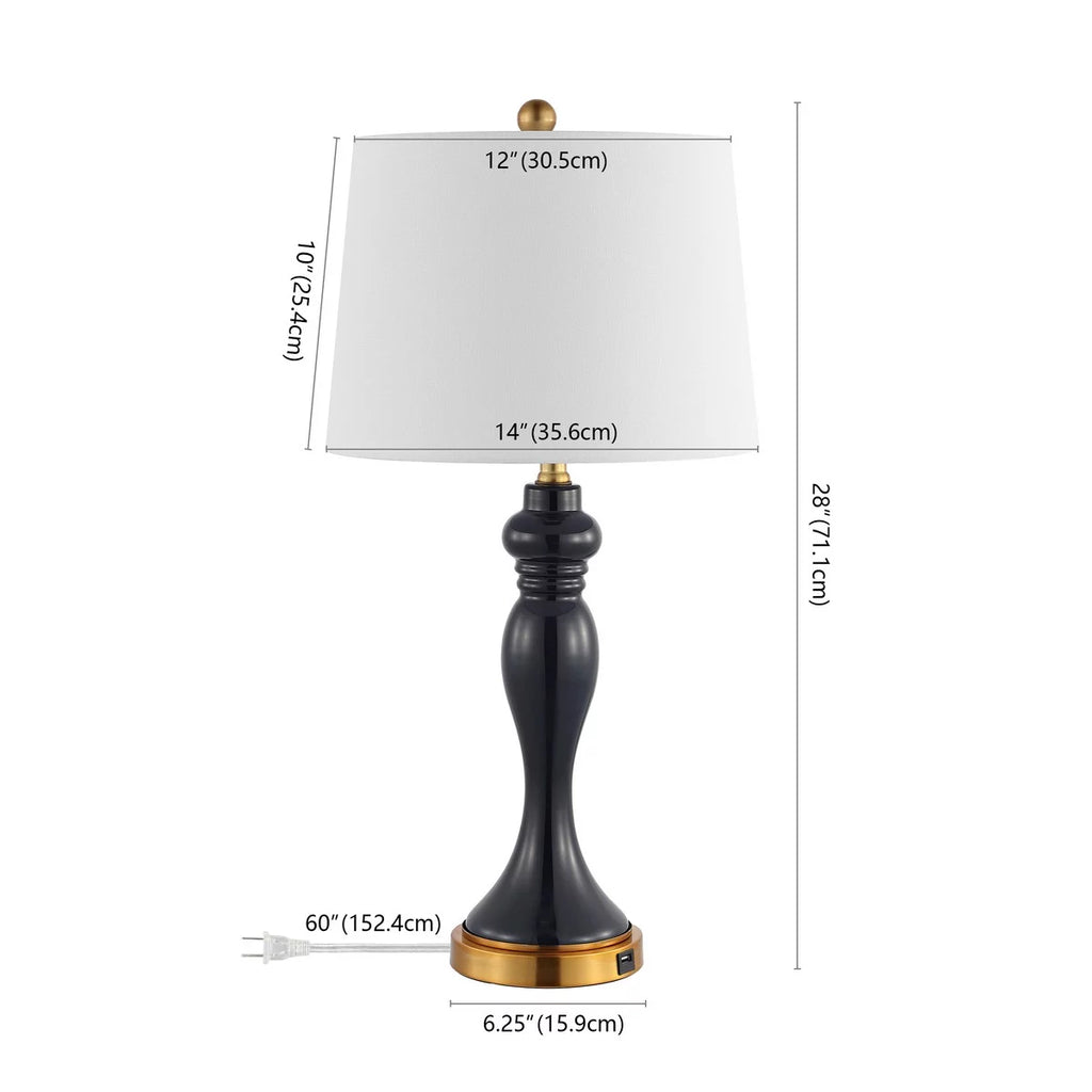 Table Lamp with USB Port Z3967