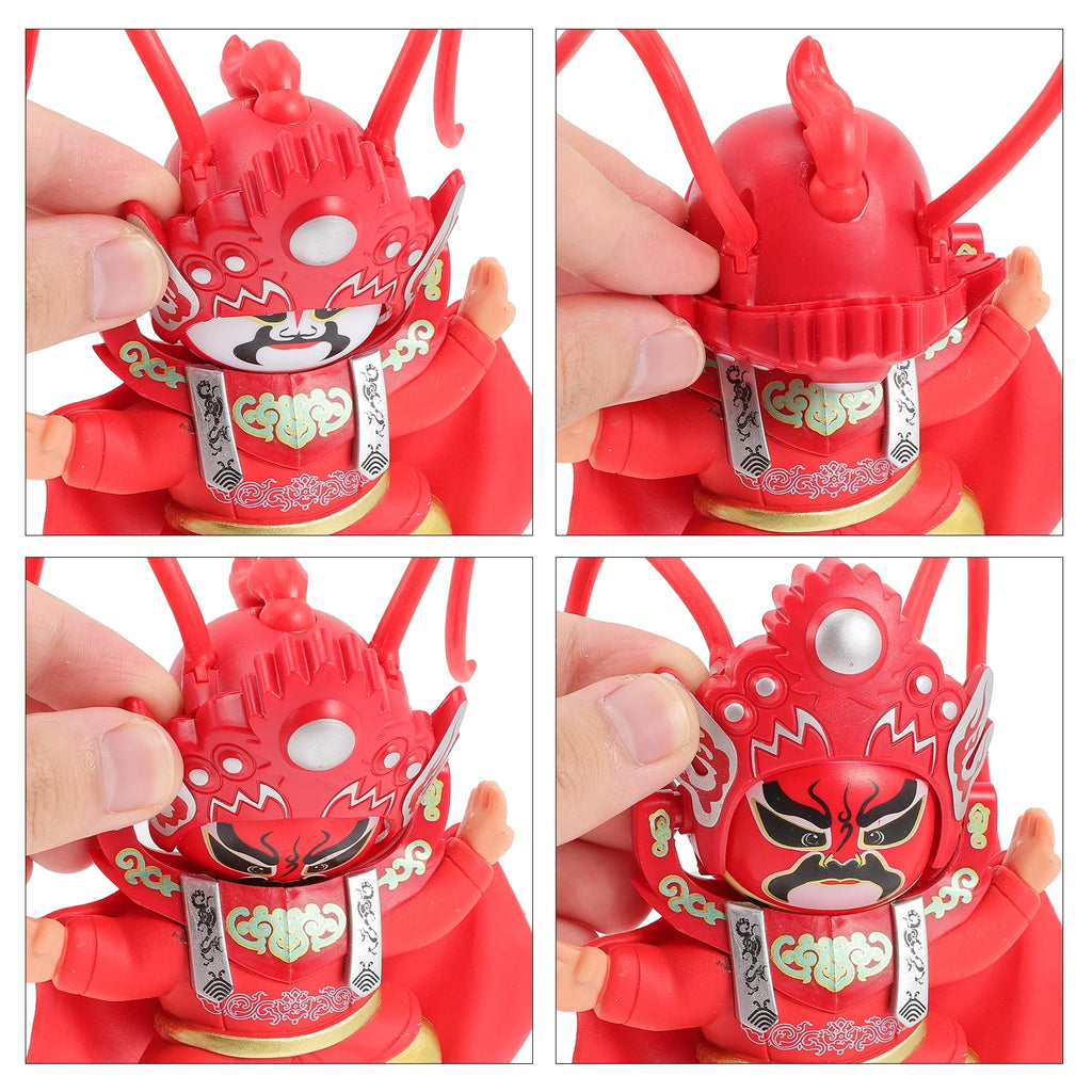 Sichuan Opera Face Doll Ornament Peking Opera Doll Souvenir W60163
