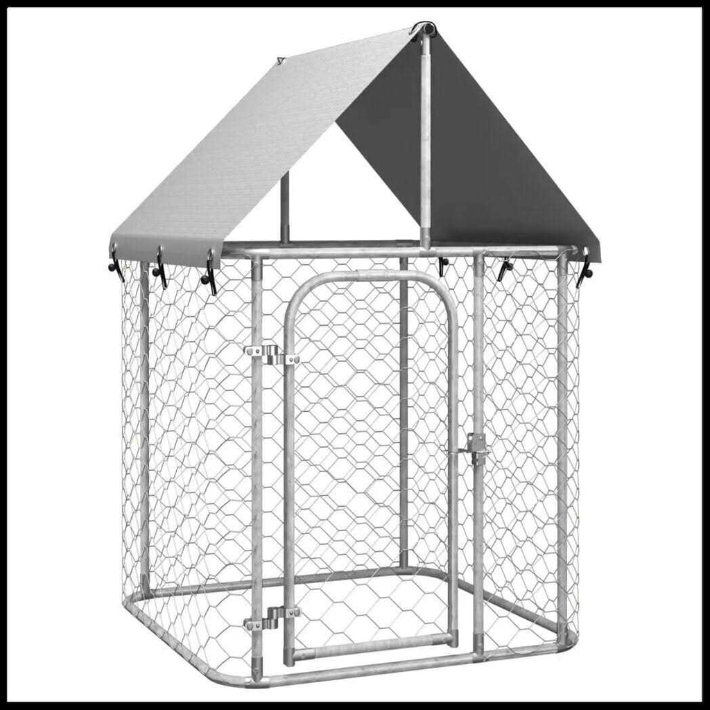 Outdoor Dog Kennel with Roof F8252