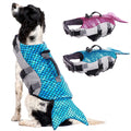 Dog Life Jacket with Rescue Handle, Reflective Adjustable Life Vest K816