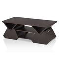 Espresso Wood Storage Coffee Table Q481