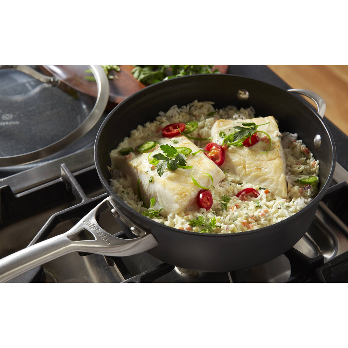 3 Qt Nonstick Covered Saute Pan S996