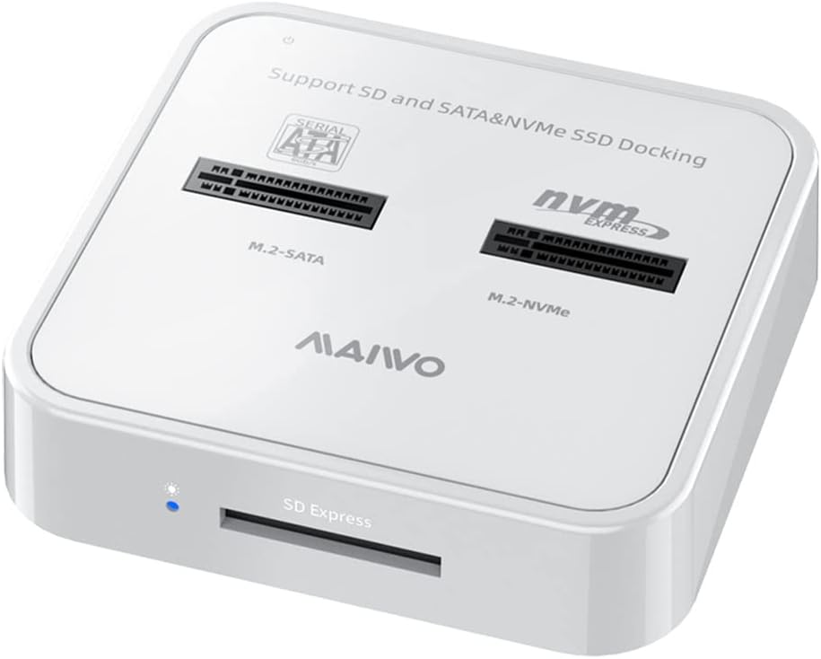 2 Bay M.2 NVMe/SATA Dual Protocol Docking Station D708141