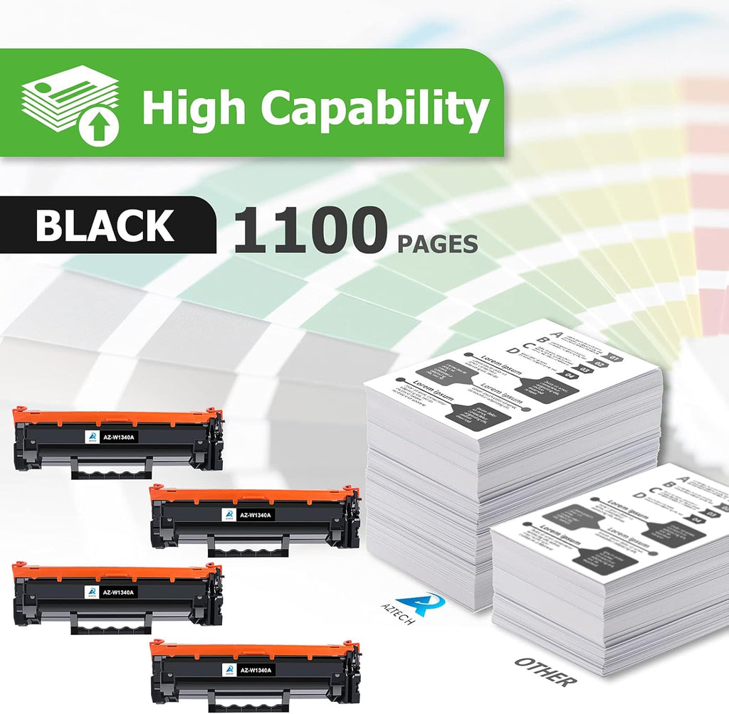Compatible Toner Cartridge Replacement Black 4-Pack Y364178