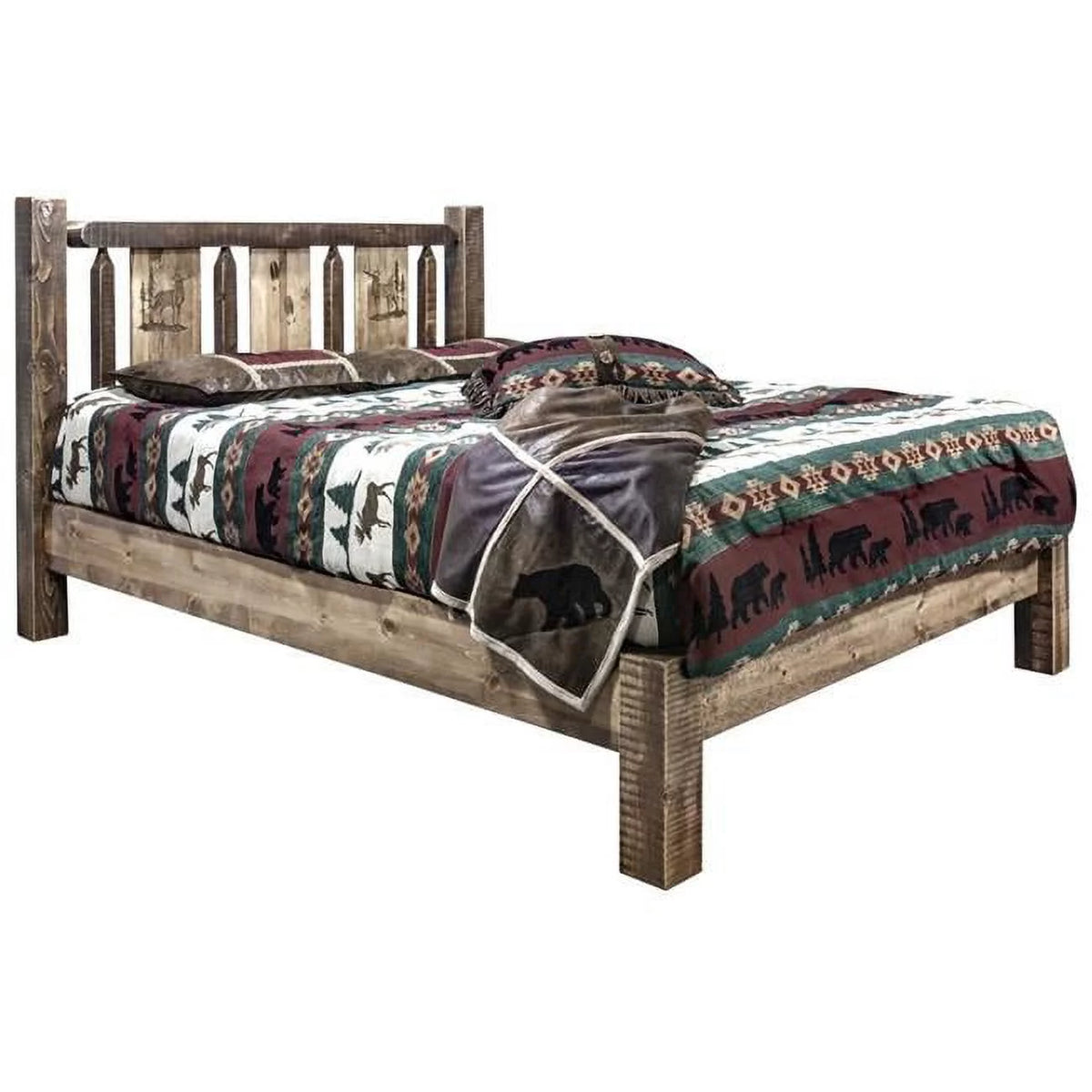 Full Size Platform Bed X757