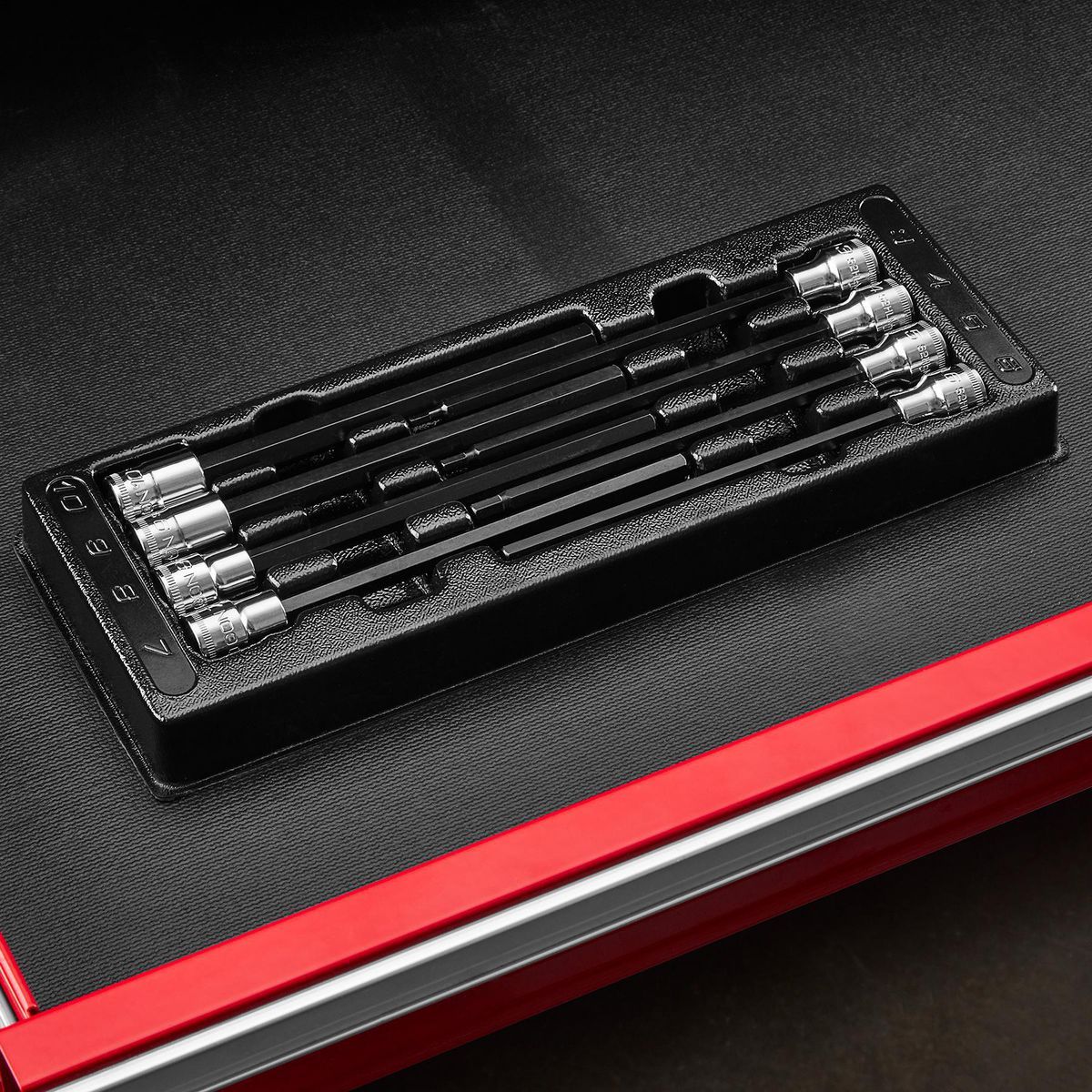 3/8 in. Drive Metric Long Hex Bit Socket Set, 8 Piece J2273