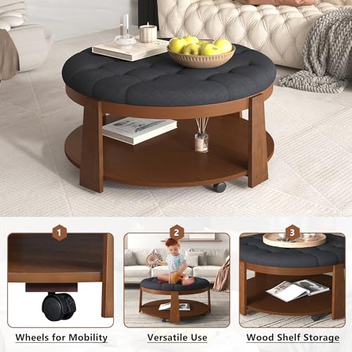 2 Piece Nesting Rattan Coffee Table Set H3371