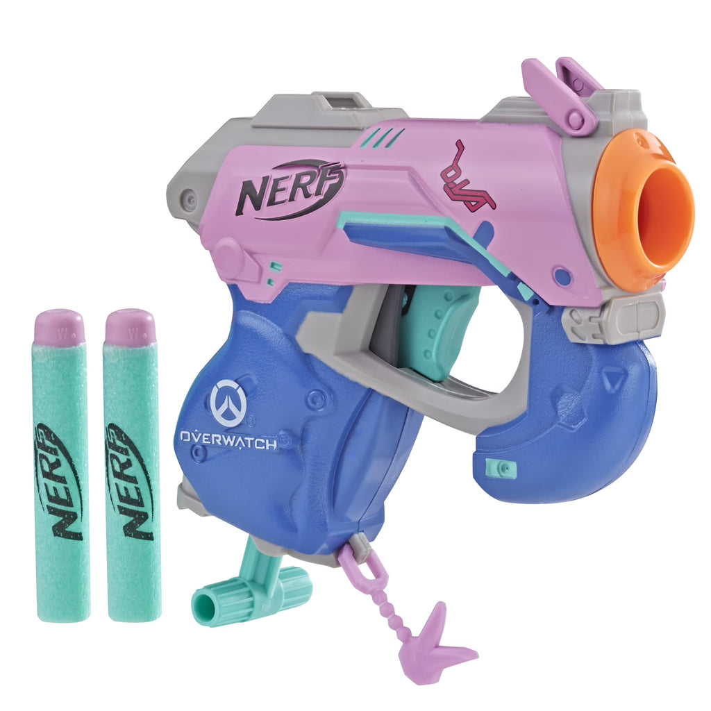 Nerf MicroShots Overwatch D.Va, Includes 2 Darts I779
