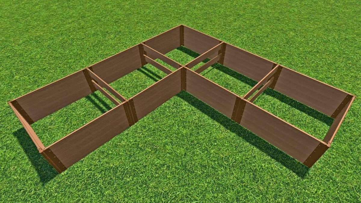 Raised Garden Bed L Shaped 12 x 12 x 16.5 L860