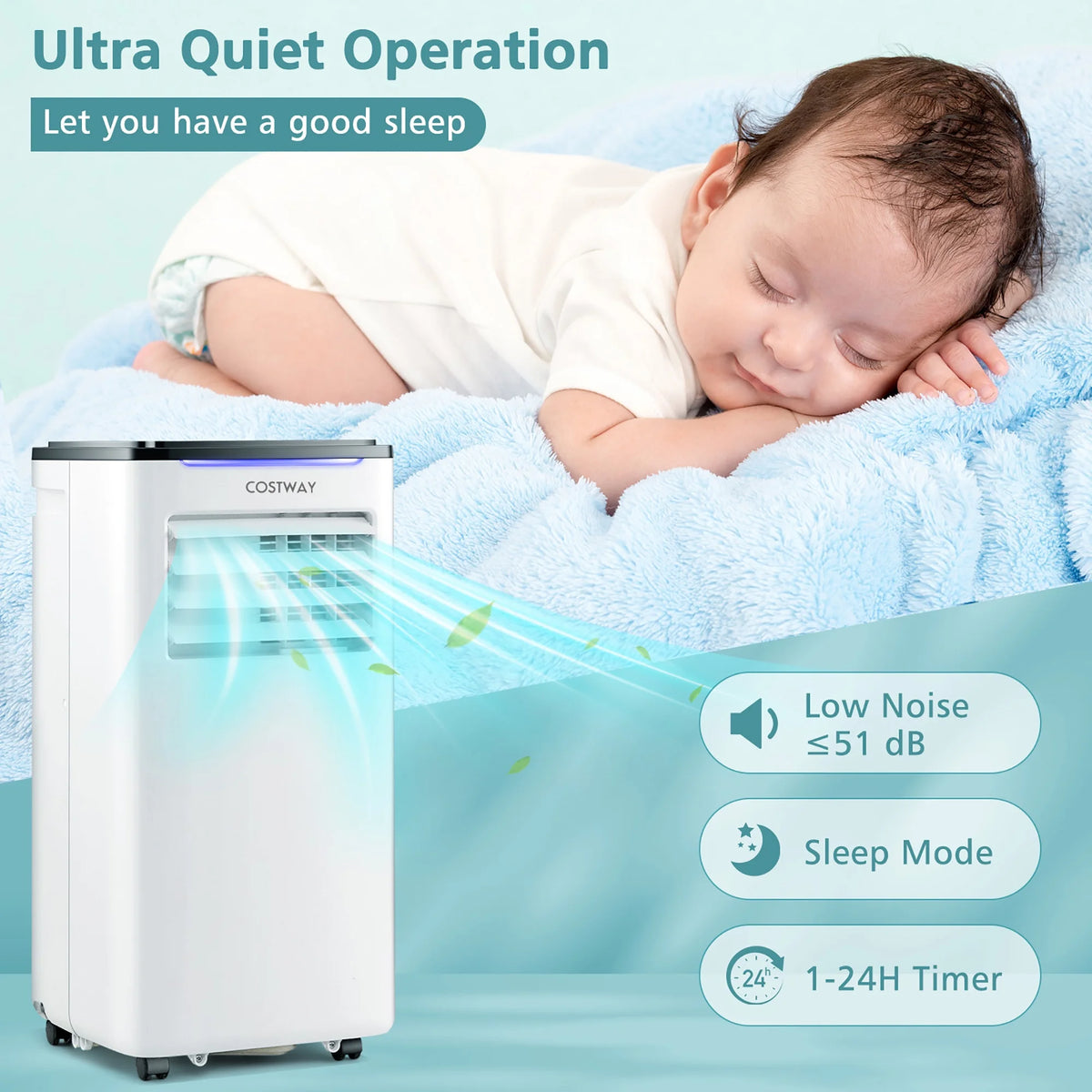 5200 BTU Portable Air Conditioner 3-in-1 K778526