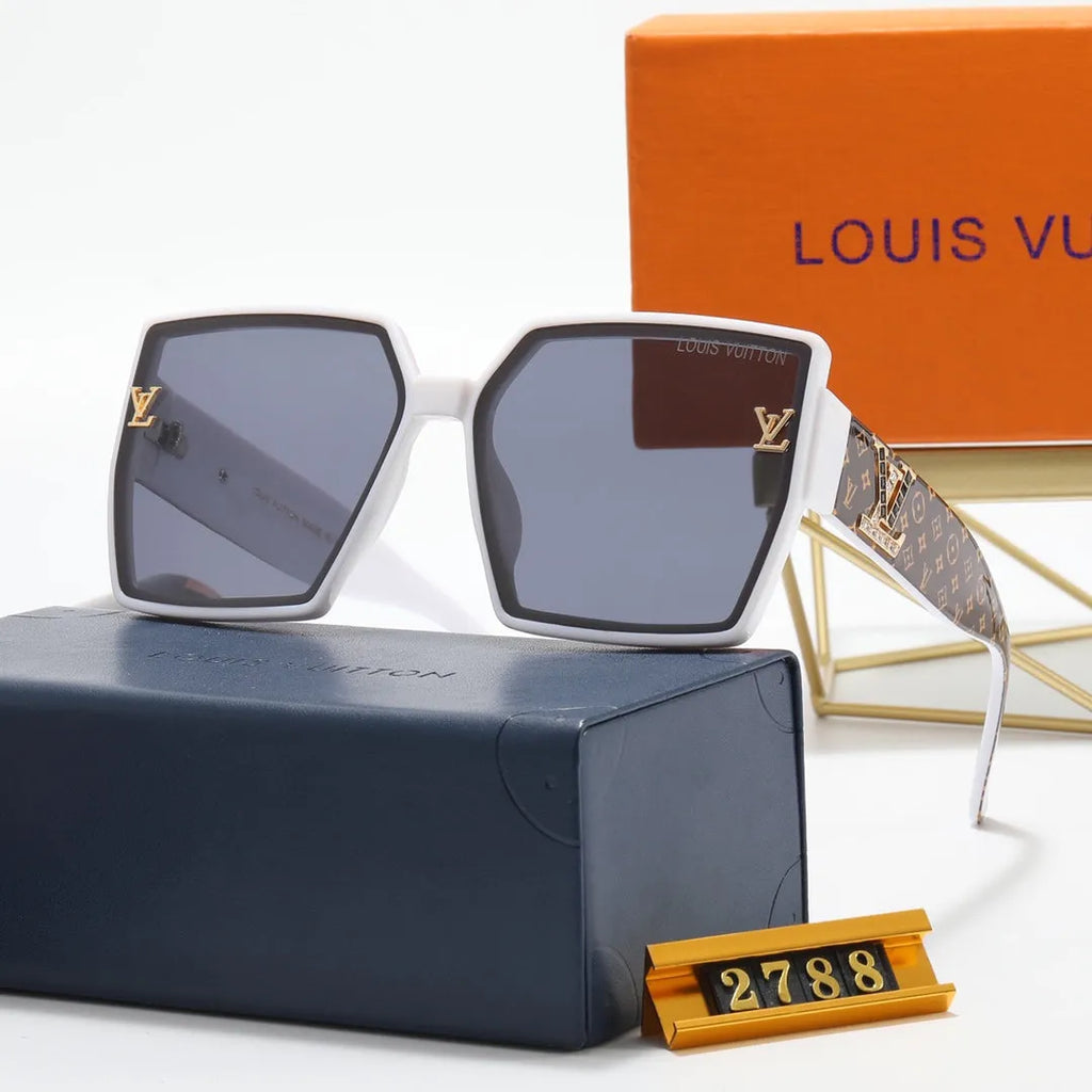 Square Rhinestone Polarized Sunglasses Q4930