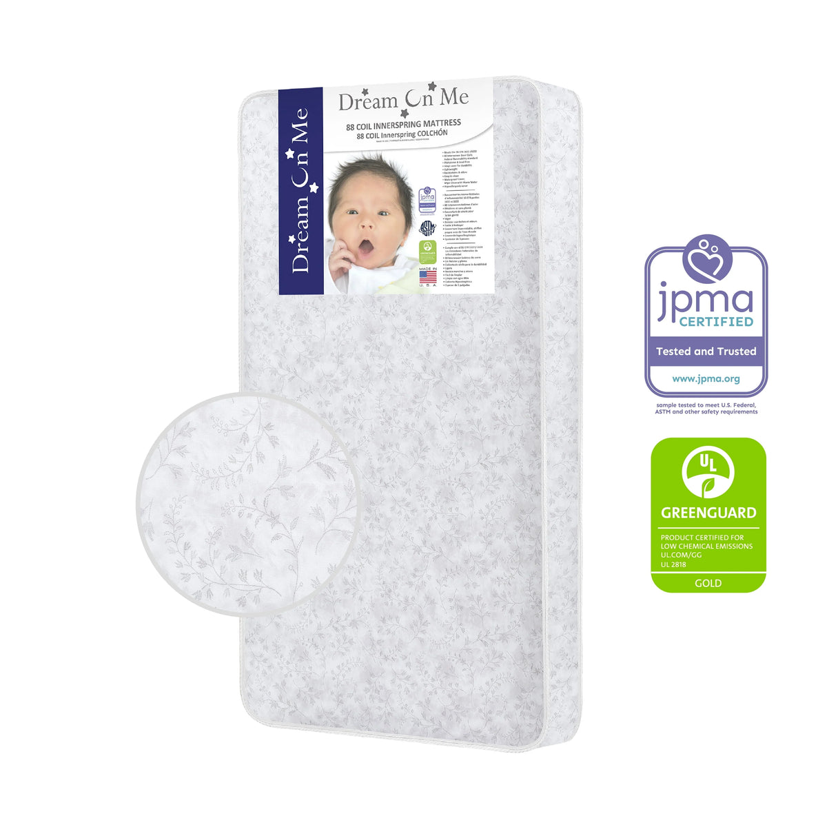 5 88 Coil Crib & Toddler Mattress X743