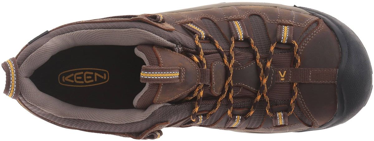 Waterproof Wide Cascade Brown/Golden Yellow Hiking Shoes F8568