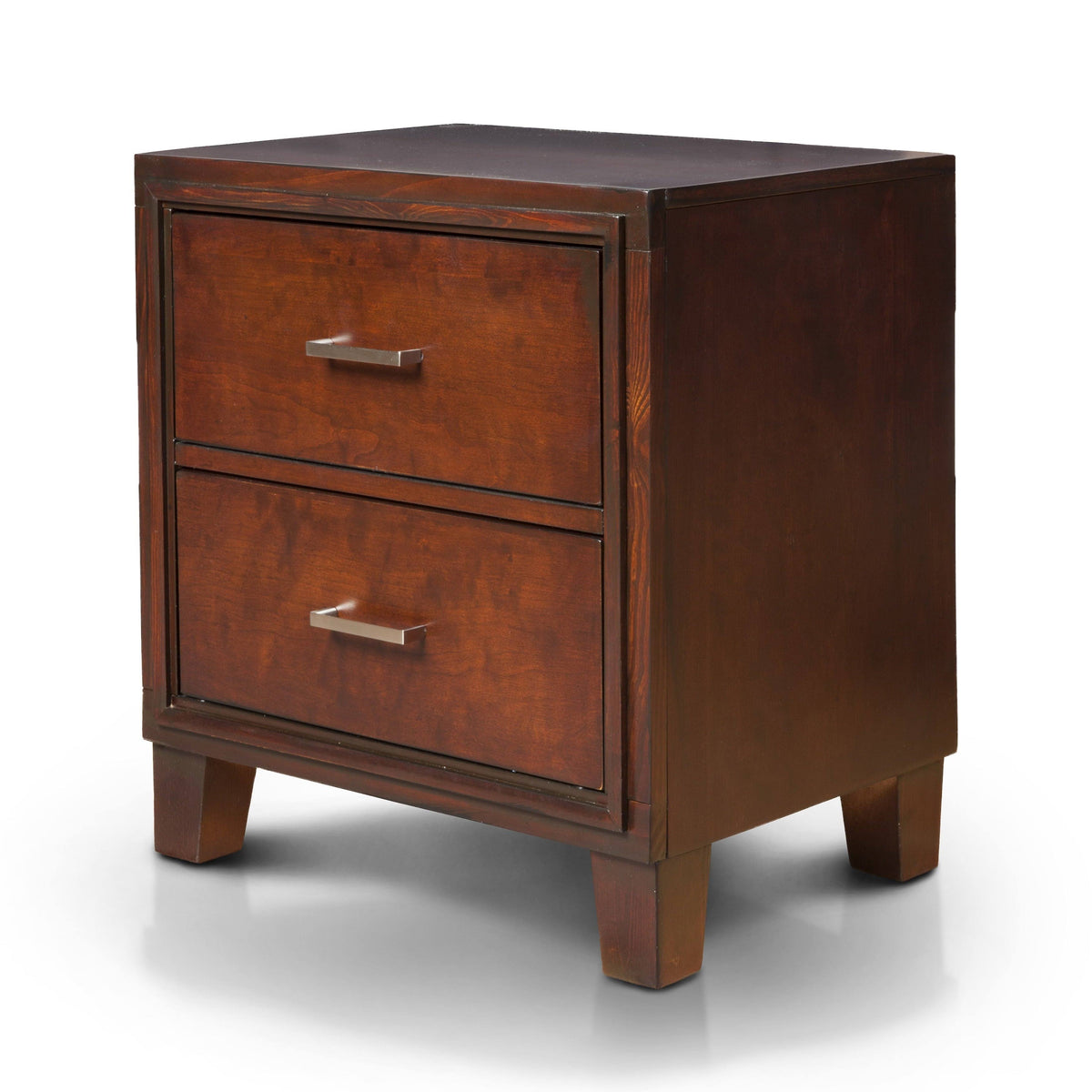 Cherry Solid Wood Nightstand 2 Drawer R361