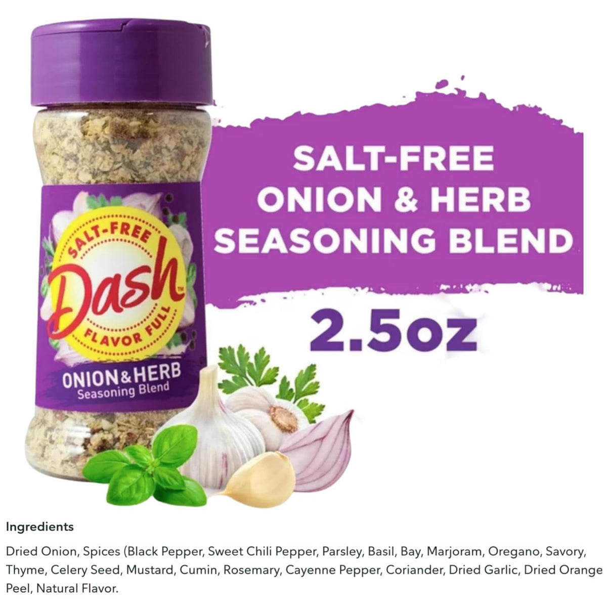 Salt Free Seasoning Variety Pack, 2.5 oz F112