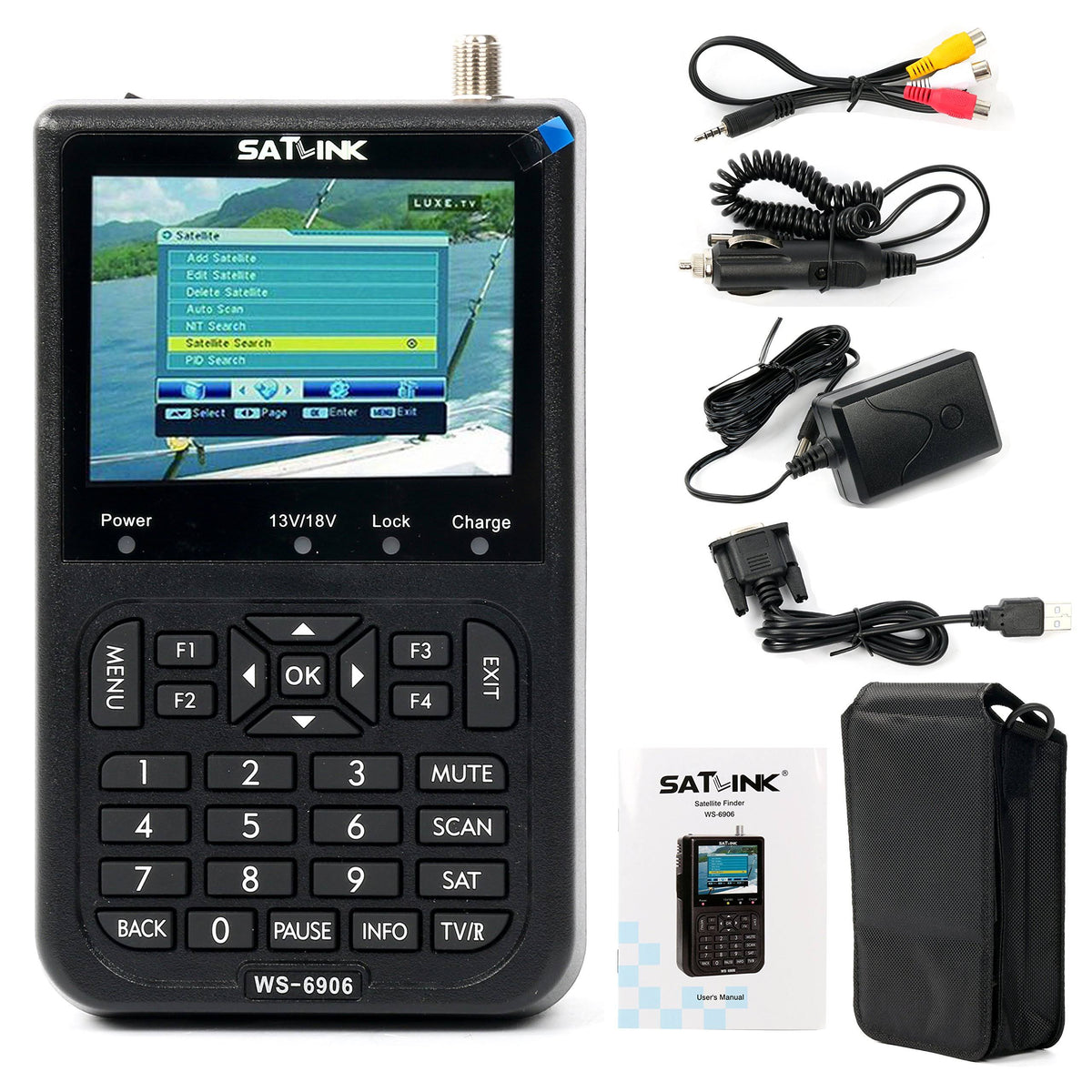 3.5 Inch Digital Satellite Signal Finder Meter P3824