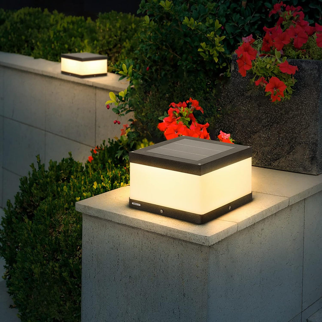 Outdoor Solar Post Cap Light with Waterproof IP54 Y318748
