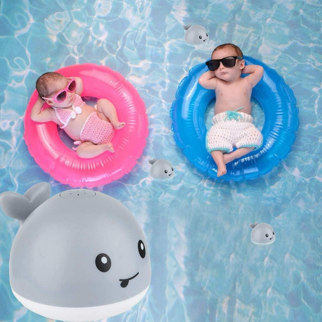 Gray Light Up Whale Bath Toy I325380