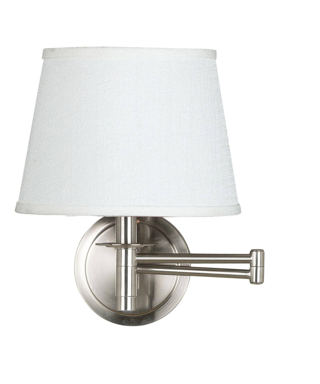 Brushed Steel Swing Arm Wall Lamp D9505