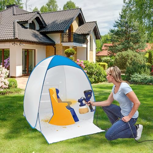 Portable Pop-up Paint Spray Booth Tent with Vents G381417