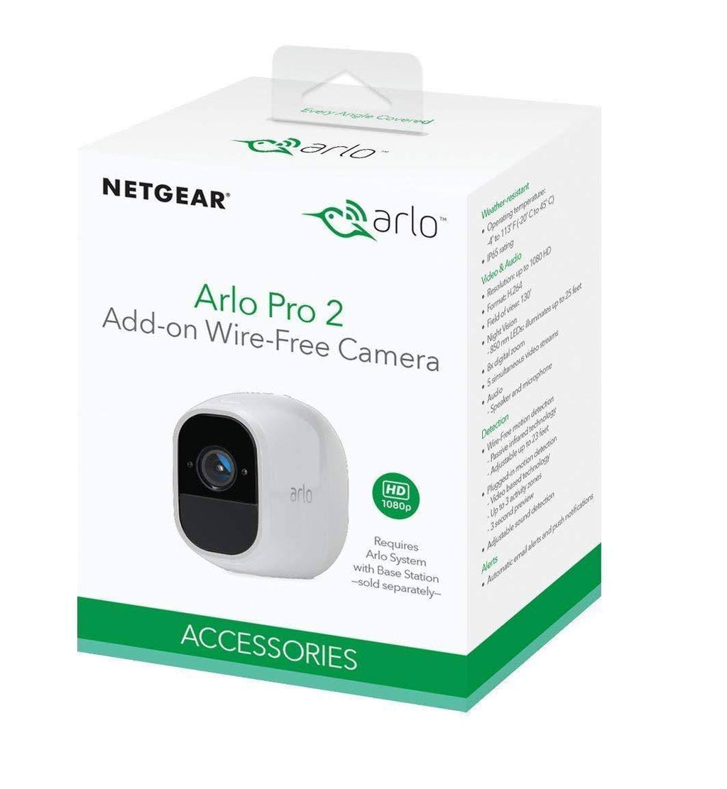 White 1080p Wireless Security Camera H349084