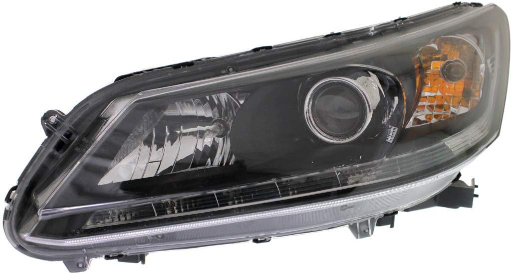 Honda Accord Headlight 2013 2014 2015 Passenger Side Bulbs Included W86560