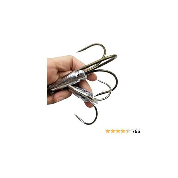 2pcs/Pack Weighted Treble Hooks 5 Sizes 0.7oz 1.1oz 1.6oz 2.1oz 2.8oz M480531
