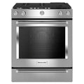 30" Wide 6.5 Cu. Ft. Slide-In Gas Range - Stainless Steel S327722