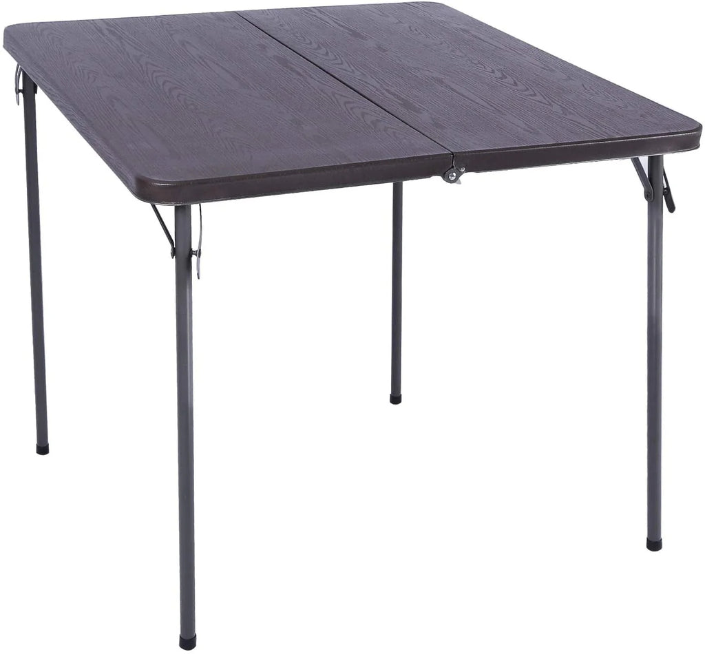 34 Folding Card Table Square with Resin Top Y543703