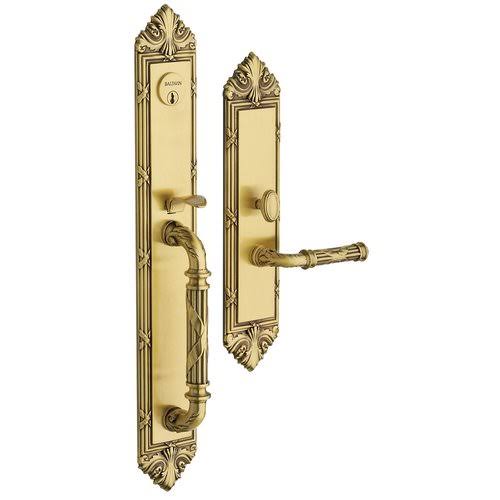 Satin Nickel Single Cylinder Mortise Handleset Trim Y1251