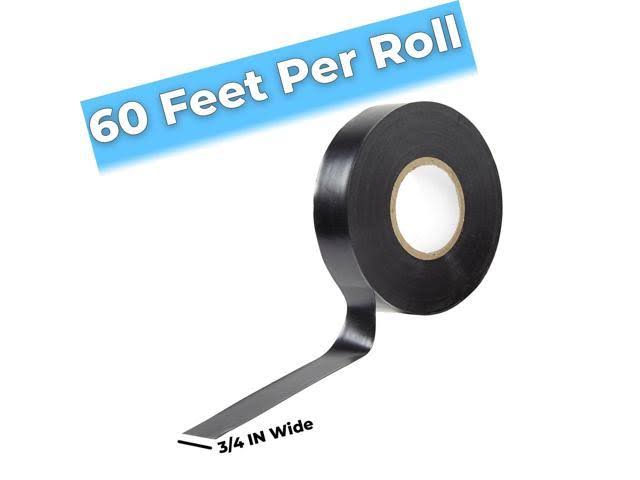Black Electrical Tape Jumbo Roll 10 Pack E11365