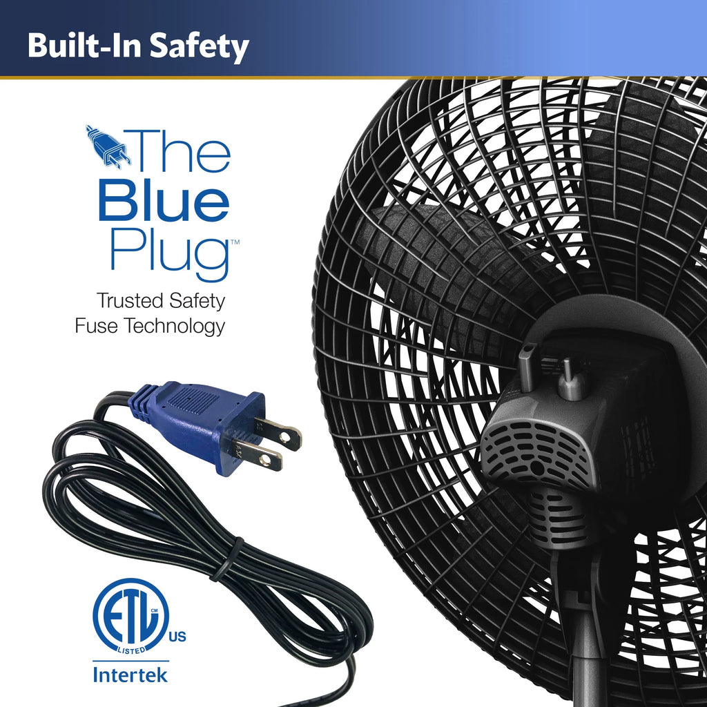18 Oscillating 3-Speed Pedestal Fan A3521