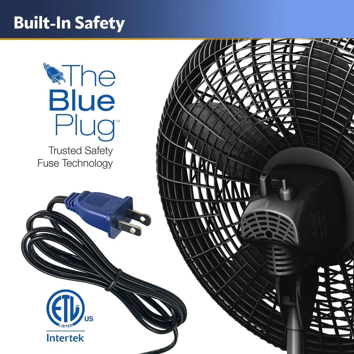 18 Oscillating 3-Speed Pedestal Fan A3521