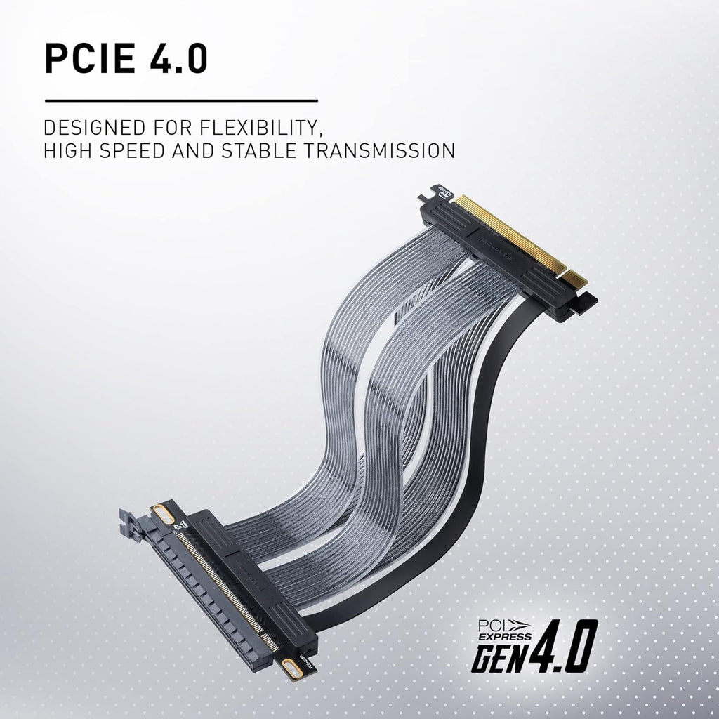 PCIE 4.0 Right Angle Riser Extension Cable W71393