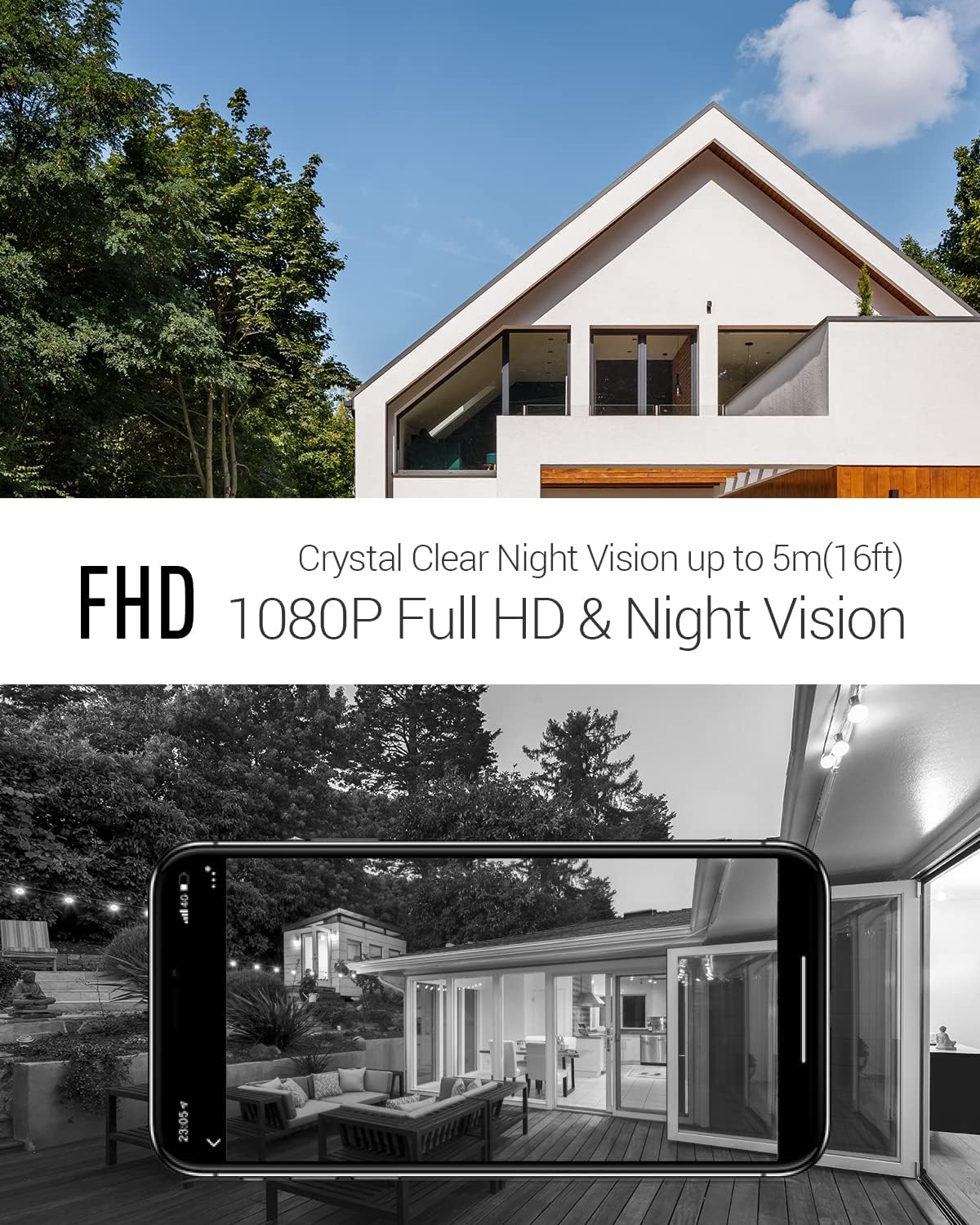 1080P Wired Video Doorbell Camera D855
