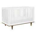 White Walnut 3-In-1 Convertible Crib G829