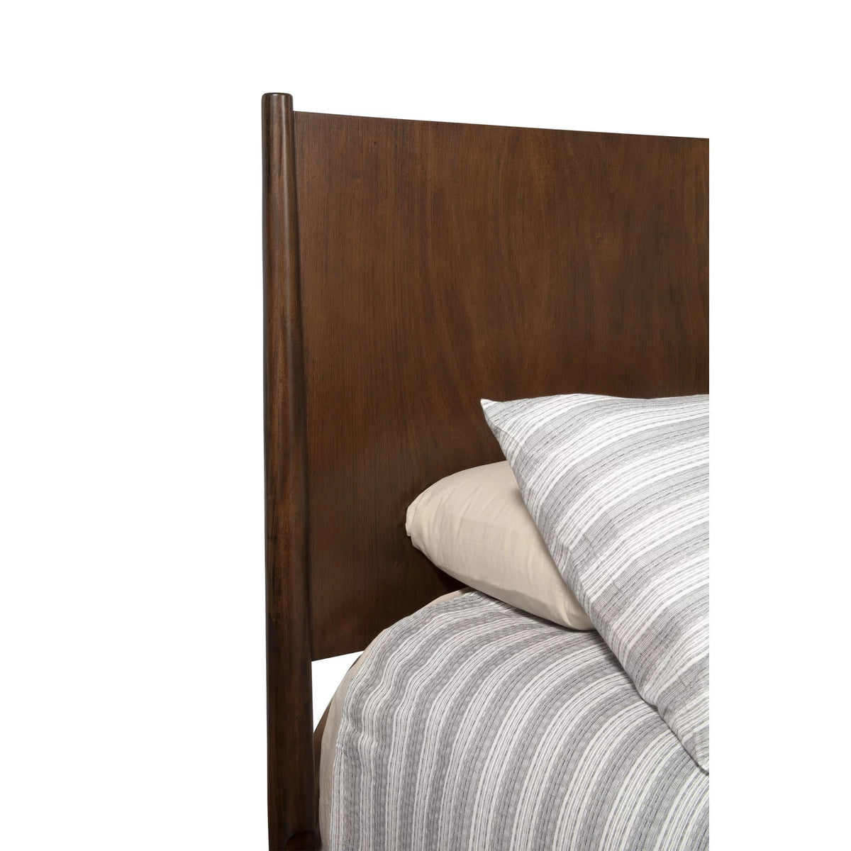 Gray Wood Queen Panel Bed H452478