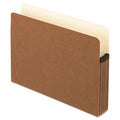 Red Fiber Letter File Pocket, 10/Box D55889