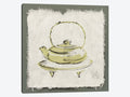 Green Teapot Canvas Art Picture M8533