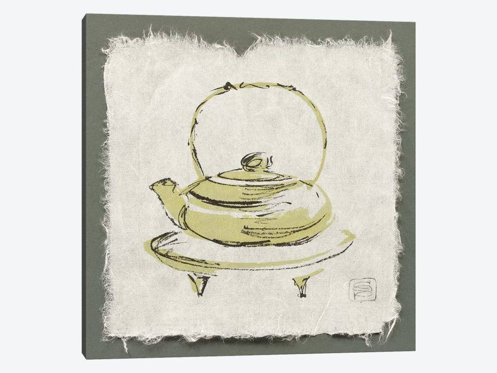 Green Teapot Canvas Art Picture M8533