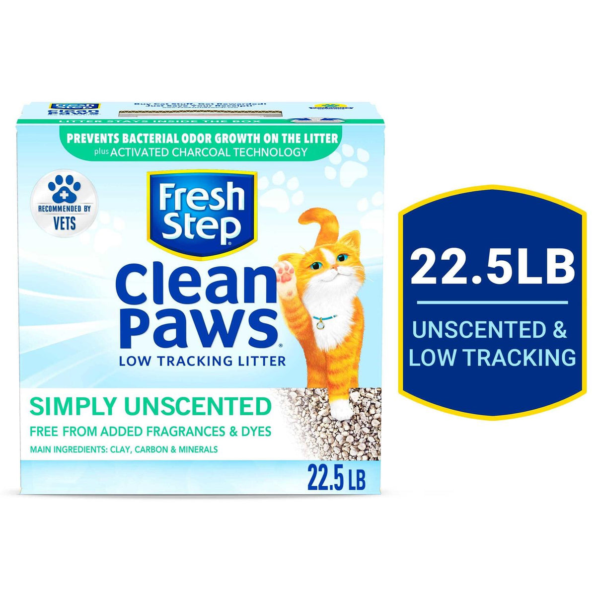 Clean Paws Unscented Clumping Cat Litter D4220